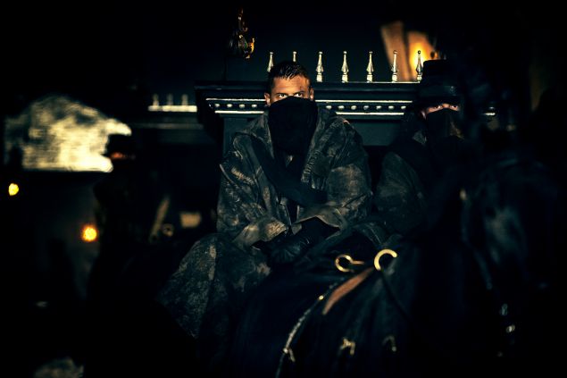 Tom Hardy as James Keziah Delaney.
