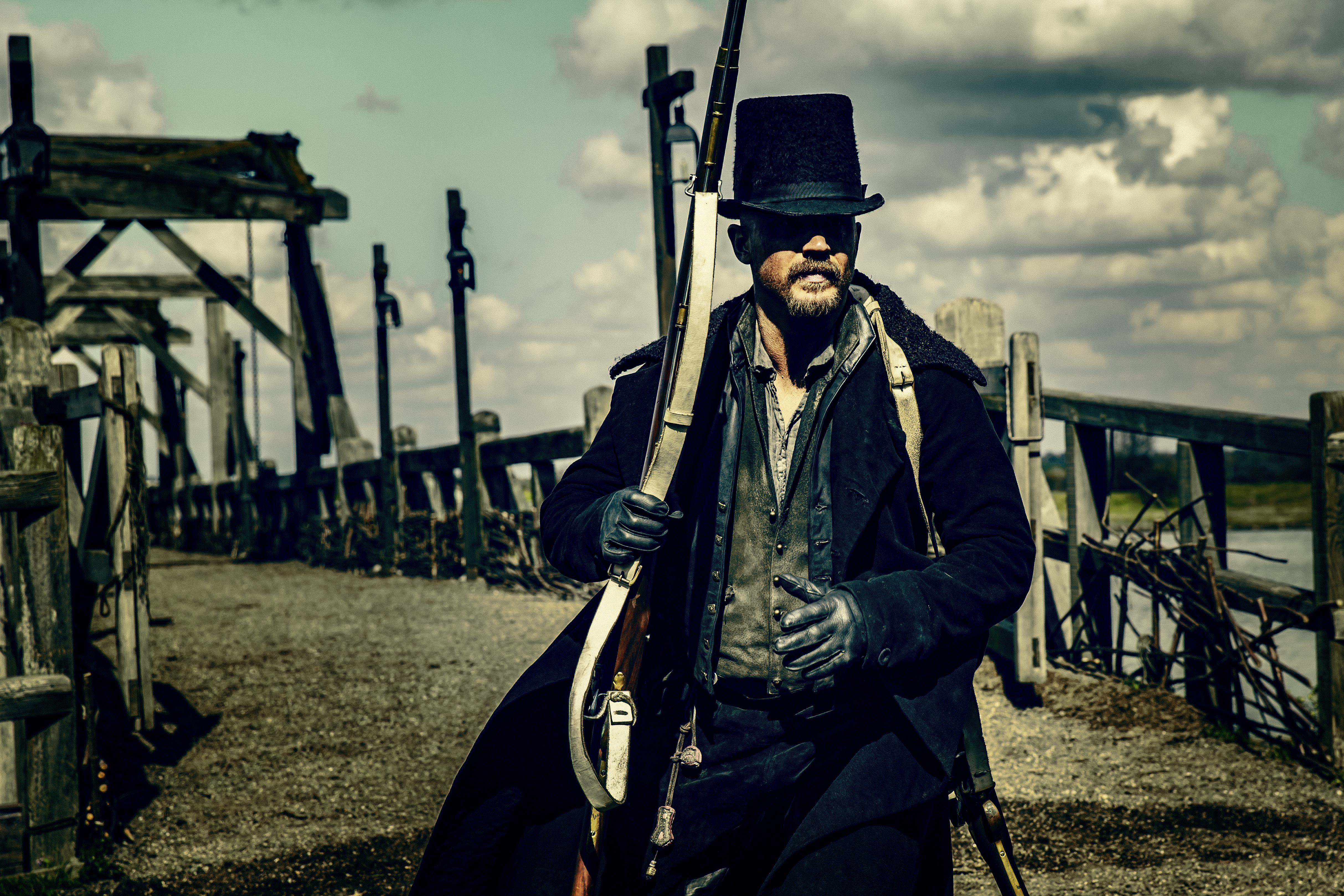 Tom Hardy as James Keziah Delaney.