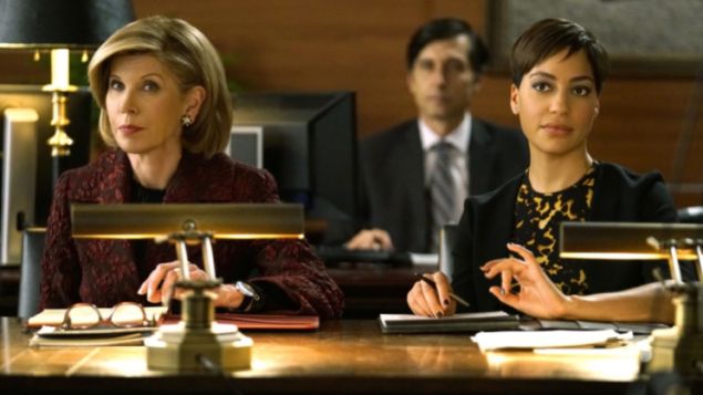 Christine Baranski as Diane Lockhart and Cush Jumbo as Lucca Quinn.