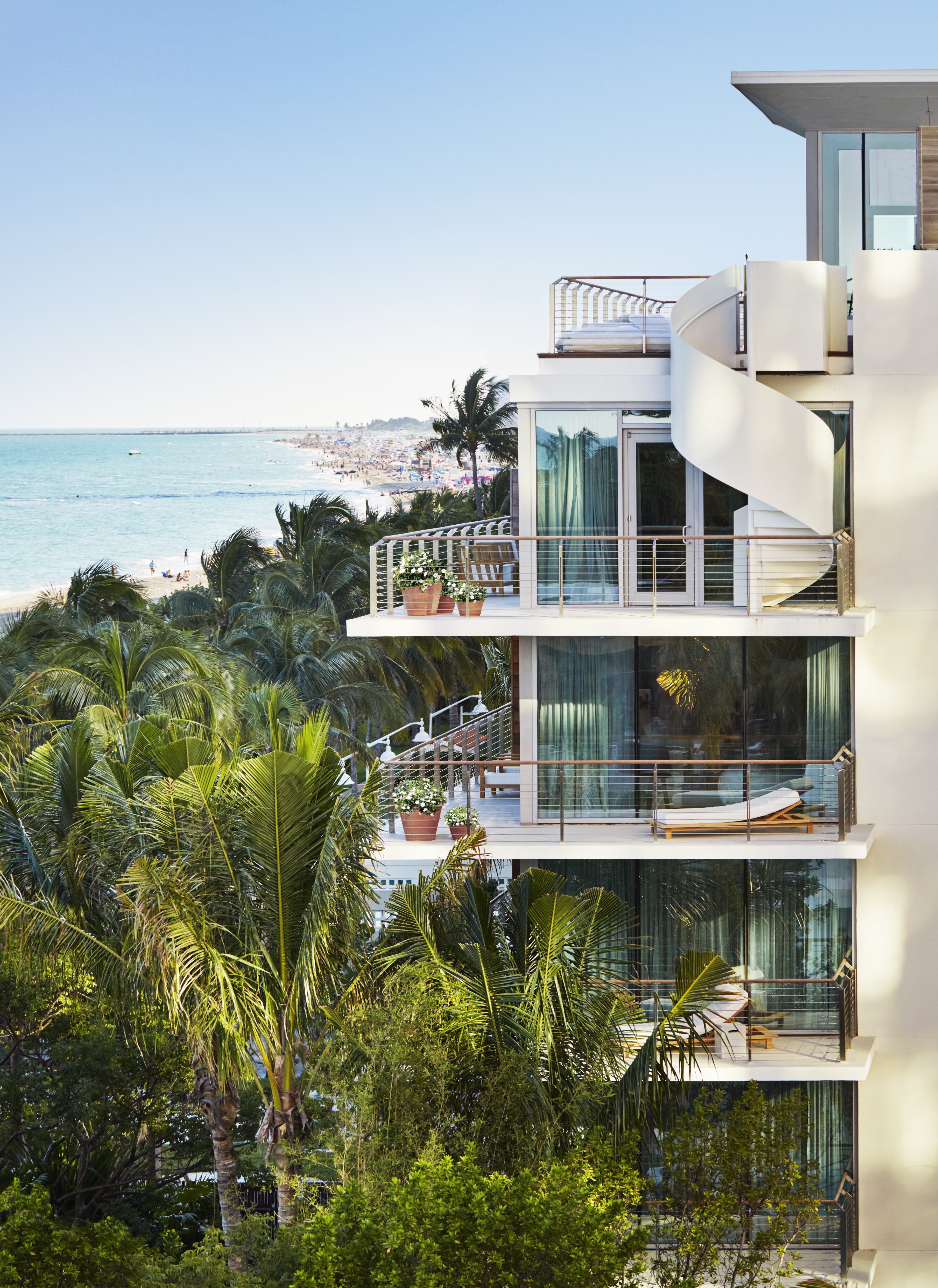 Drake-worthy views by the bungalows.