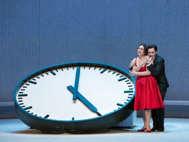 Time is running out for Violetta (Sonya Yoncheva) and Alfredo (Michael Fabiano) in 'La Traviata".