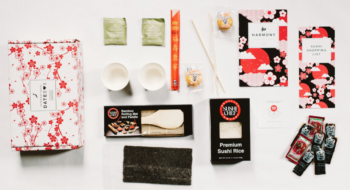 Datebox offers everything from sushi making to dance classes in a box.