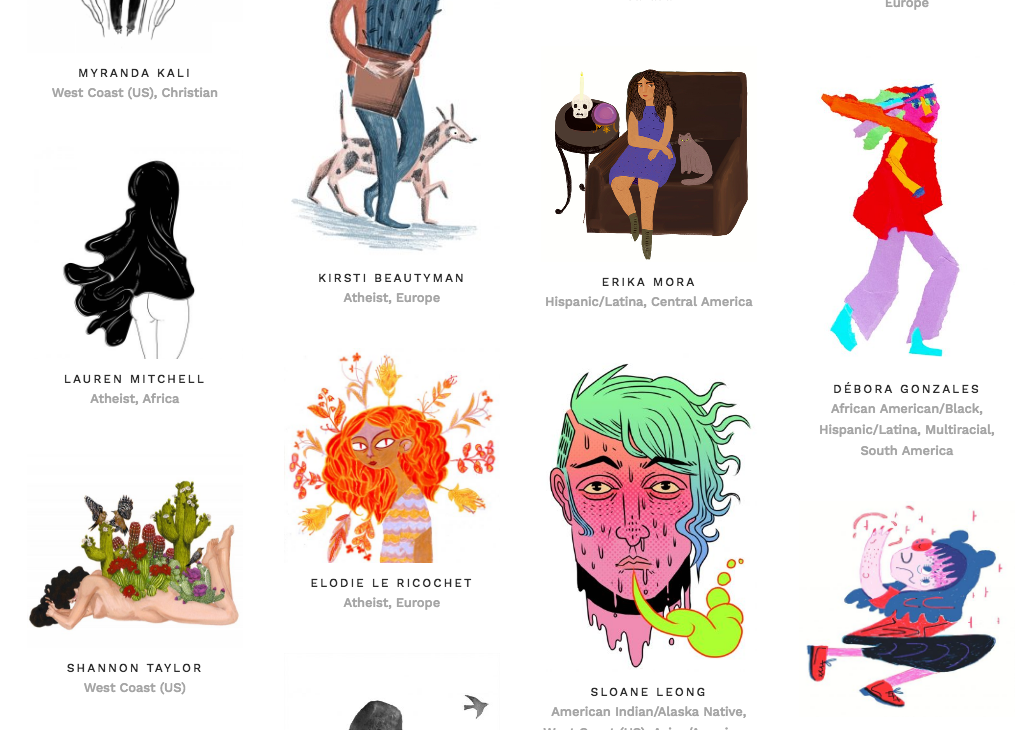 Women Who Draw is an open directory of female professional illustrators, artists, and cartoonists.