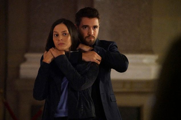 Genesis Rodriguez as Jane Walker and John Bowman as Jack the Ripper.