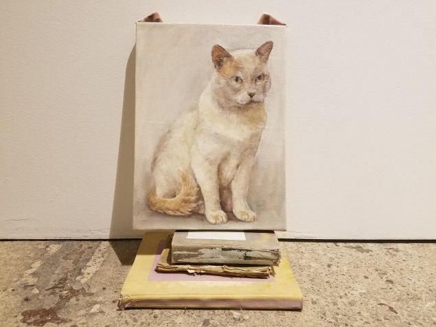 A painting by Ryosuke Kumakura, shown by Patron.