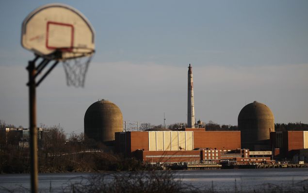 The Indian Point nuclear power plant is seen March 18, 2011 in Buchanan, New York. 