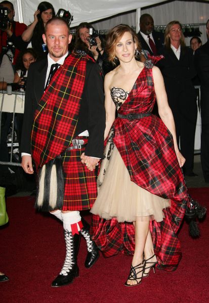 Alexander McQueen and Sarah Jessica Parker.