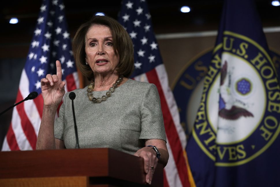 House Minority Leader Rep. Nancy Pelosi.