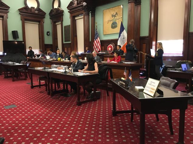The City Council's Finance Committee held a hearing on Mayor Bill de Blasio's 2018 preliminary budget proposal. 