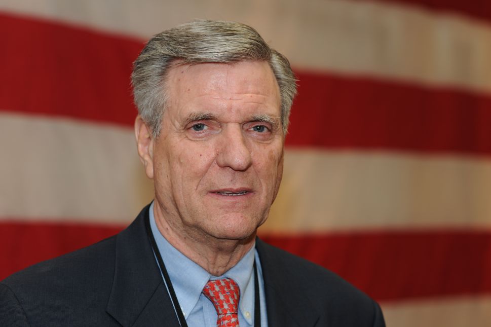Ocean County GOP Chairman George Gilmore at the Ocean County GOP Convention on March 8, 2017.