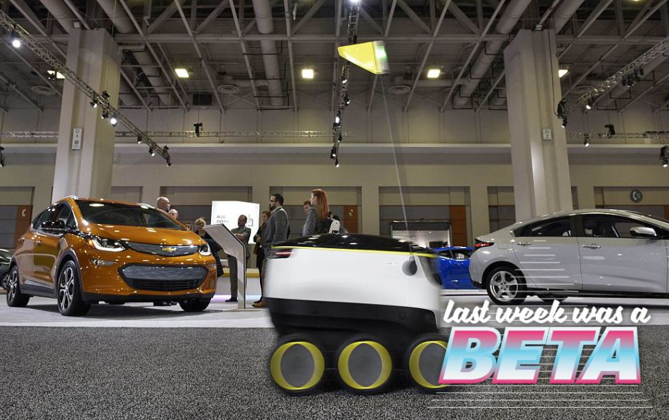 A January 26, 2017 photo shows the Starship Technologies delivery robot at the Washington Auto Show in Washington, DC. The robots of the future will be coming soon, rolling along at lumbering pace, with those goods you just ordered. The six-wheeled, knee-high robots from startup Starship Technologies are part of a new wave of automated systems taking aim at the "last mile" delivery of goods to consumers. / AFP / Mandel Ngan / TO GO WITH AFP STORY BY ROB LEVER -"New wave of robots set to deliver the goods" (Photo credit should read MANDEL NGAN/AFP/Getty Images)