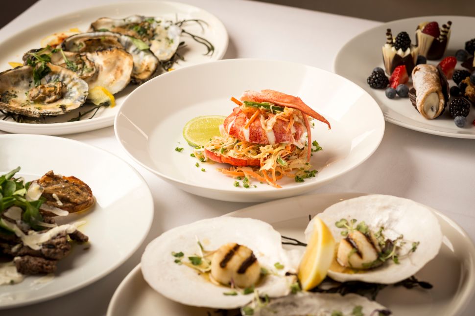 A selection of dishes at Greenwich Steakhouse.