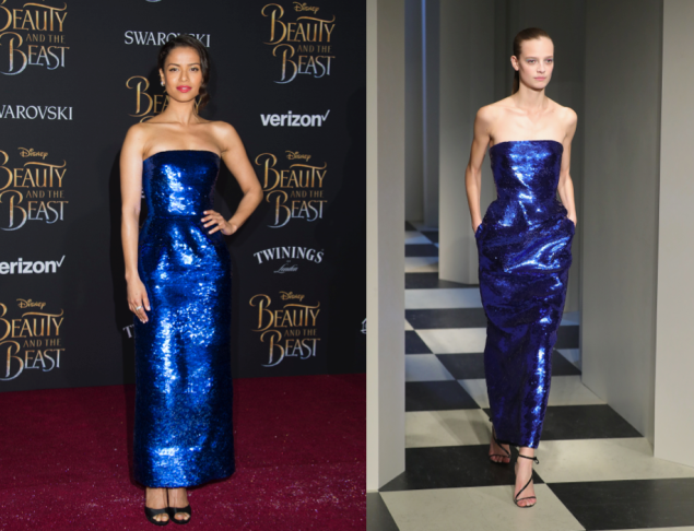 Gugu Mbatha-Raw in Oscar de la Renta, look 19.