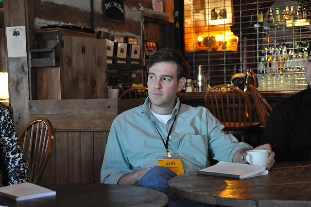 Bret Stephens at a Sundance writers' retreat.