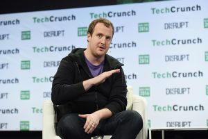 NEW YORK, NY - MAY 11: Founder and CEO of Kik Ted Livingston speaks onstage during TechCrunch Disrupt NY 2016 at Brooklyn Cruise Terminal on May 11, 2016 in New York City. (Photo by Noam Galai/Getty Images for TechCrunch)