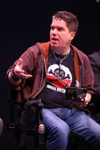 AUSTIN, TX - MARCH 12: Jayson Street speaks onstage during the Breakthrough panel on cyberterror at the "Nat Geo Further Base Camp" At SXSW 2017 - Day 3 on March 12, 2017 in Austin, Texas. (Photo by Joe Scarnici/Getty Images for National Geographic)
