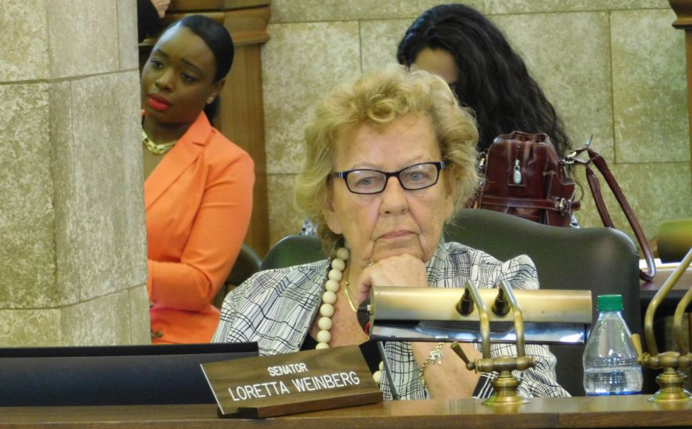 Sen. Loretta Weinberg.