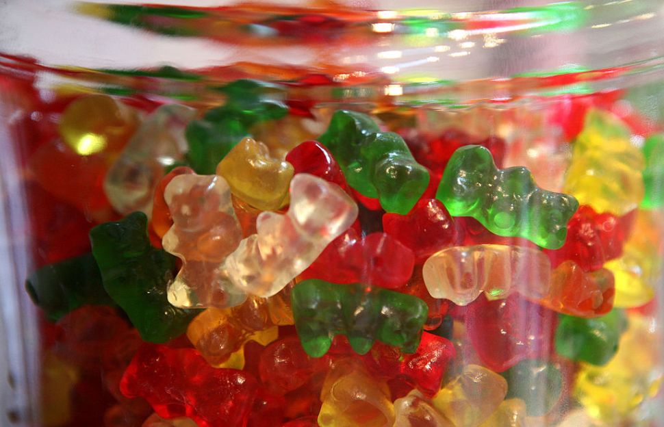 SAN FRANCISCO - APRIL 03: Gummi Bears are displayed in a glass jar at Sweet Dish candy store April 3, 2009 in San Francisco, California. As the economy continues to struggle, candy sales are rising as Americans seek to comfort themselves during the difficult economic times. (Photo by Justin Sullivan/Getty Images)