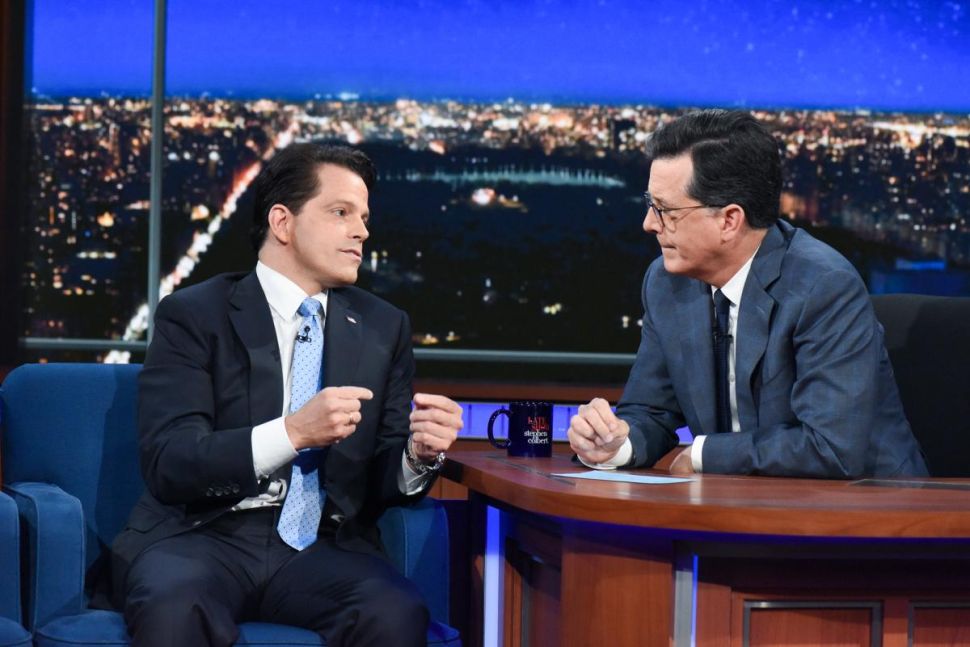 Stephen Colbert Anthony Scaramucci Jimmy Fallon