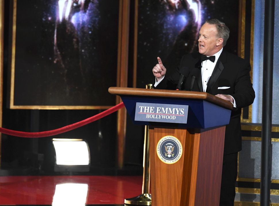 Sean Spicer Emmys Backlash