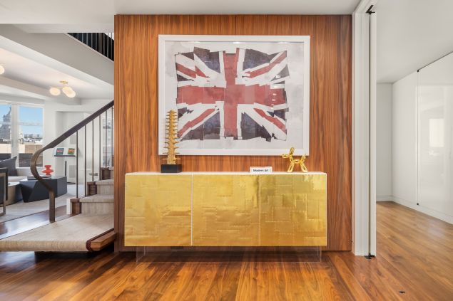 Keith Richards freshened up his Fifth Avenue penthouse before relisting it. Scroll through to see inside the luxe duplex.