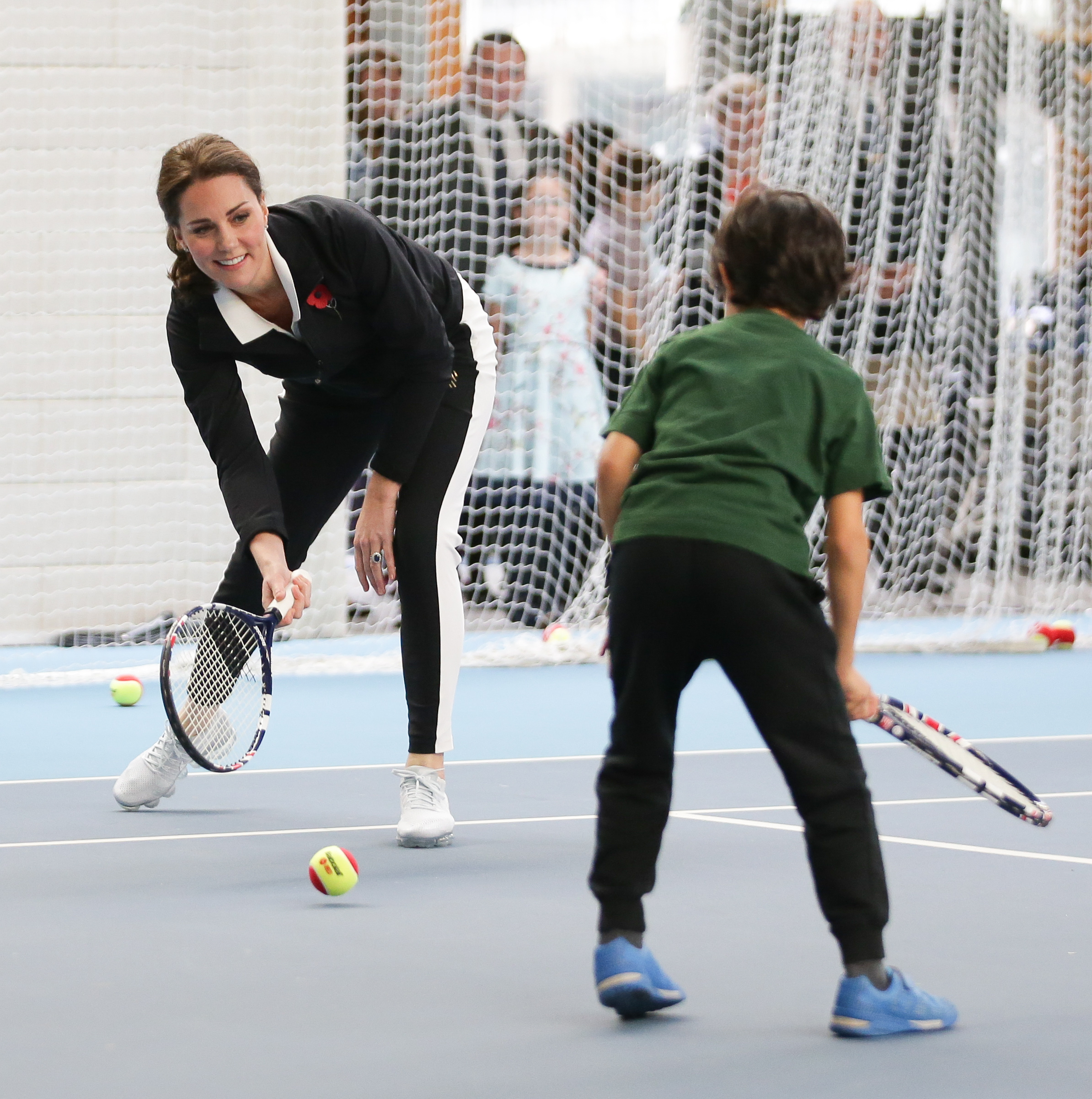 kate middleton playing tennis