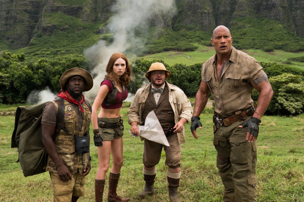 JUMANJI: WELCOME TO THE JUNGLE Robin Williams Dwayne Johnson