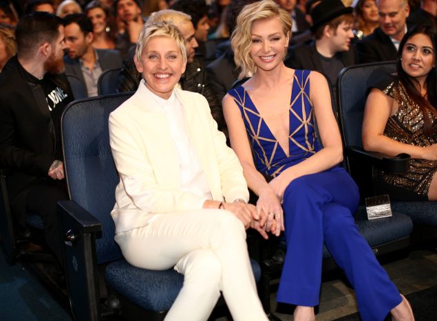 Ellen DeGeneres and Portia de Rossi.