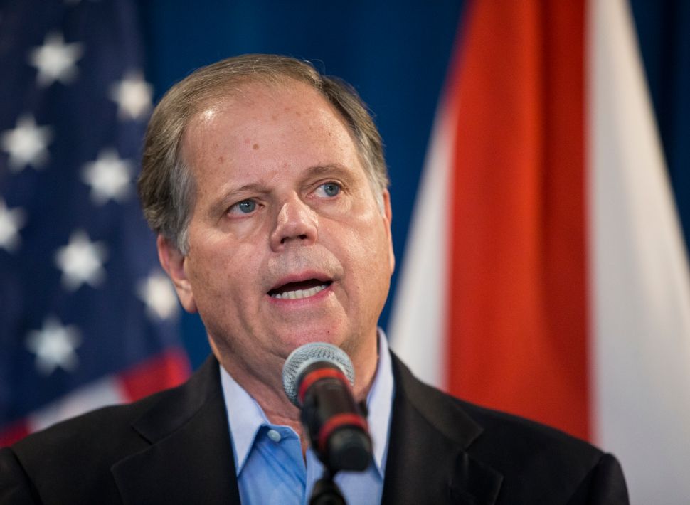 Doug Jones Seth Meyers Roy Moore Donald Trump