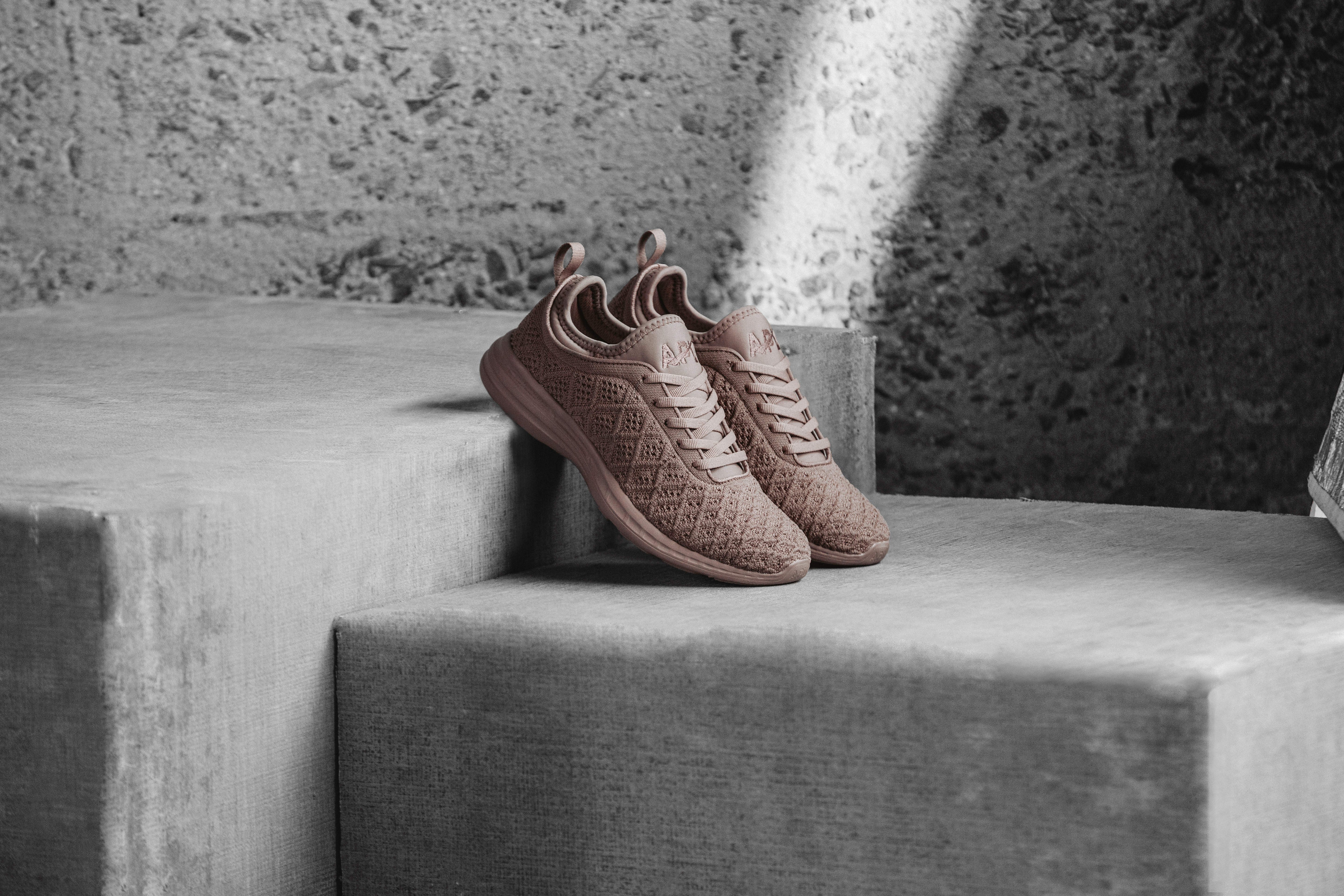 pink sneakers