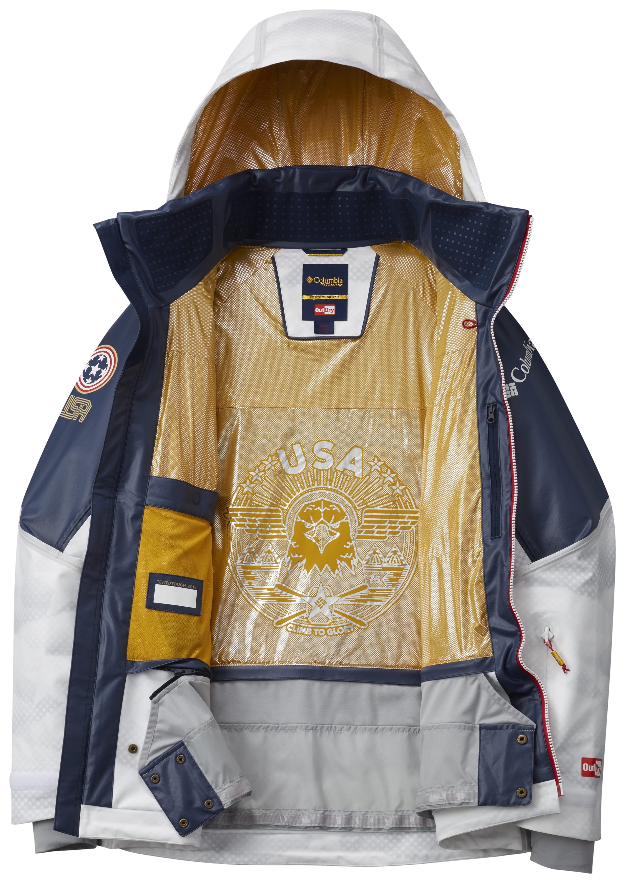 XXL 2018 USA Olympic Ski hot Team Coat