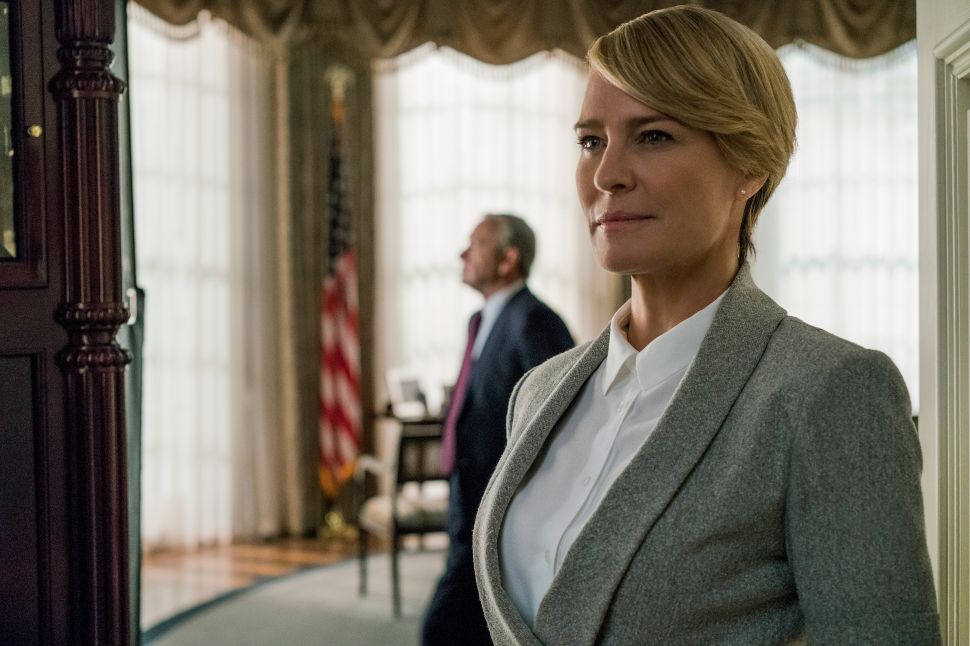 President's Day House of Cards Calire Underwoof Robin Wright Interview