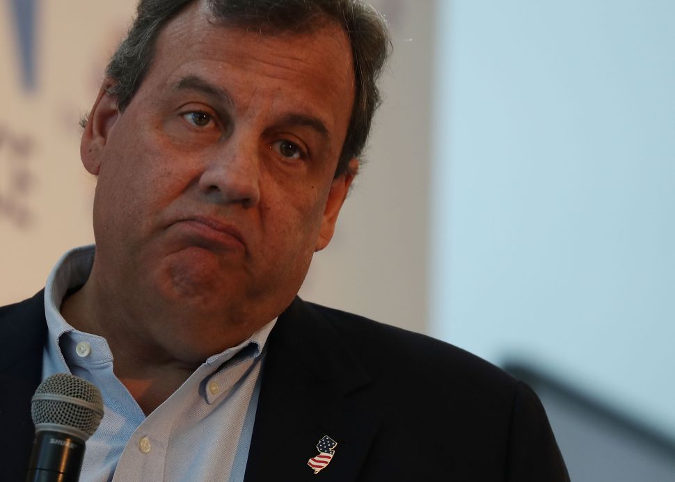 Former New Jersey Gov. Chris Christie.