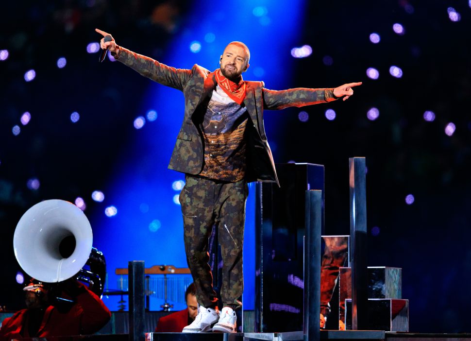 Super Bowl Justin Timberlake Prince Tribute