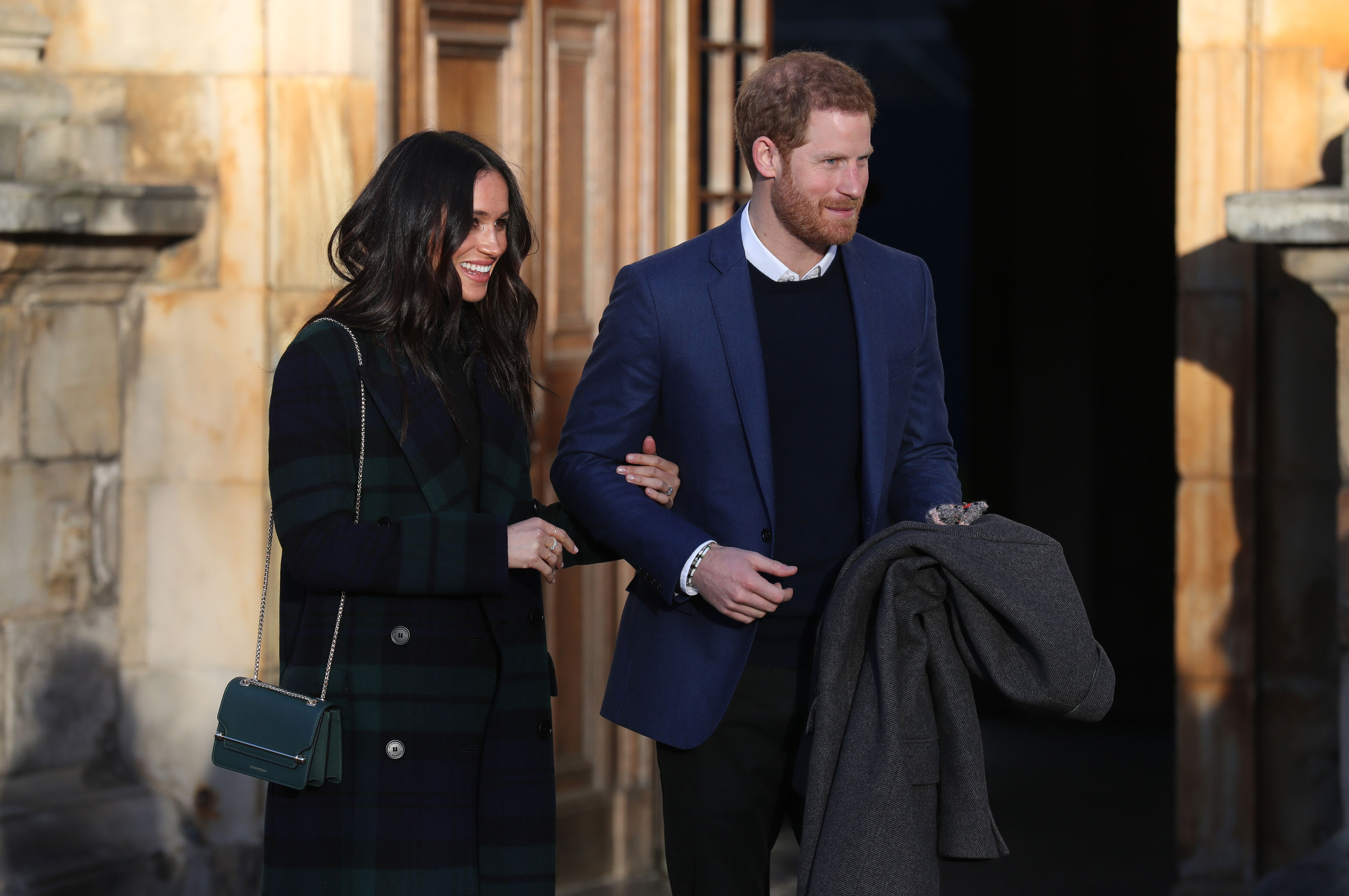 kate middleton black watch coat