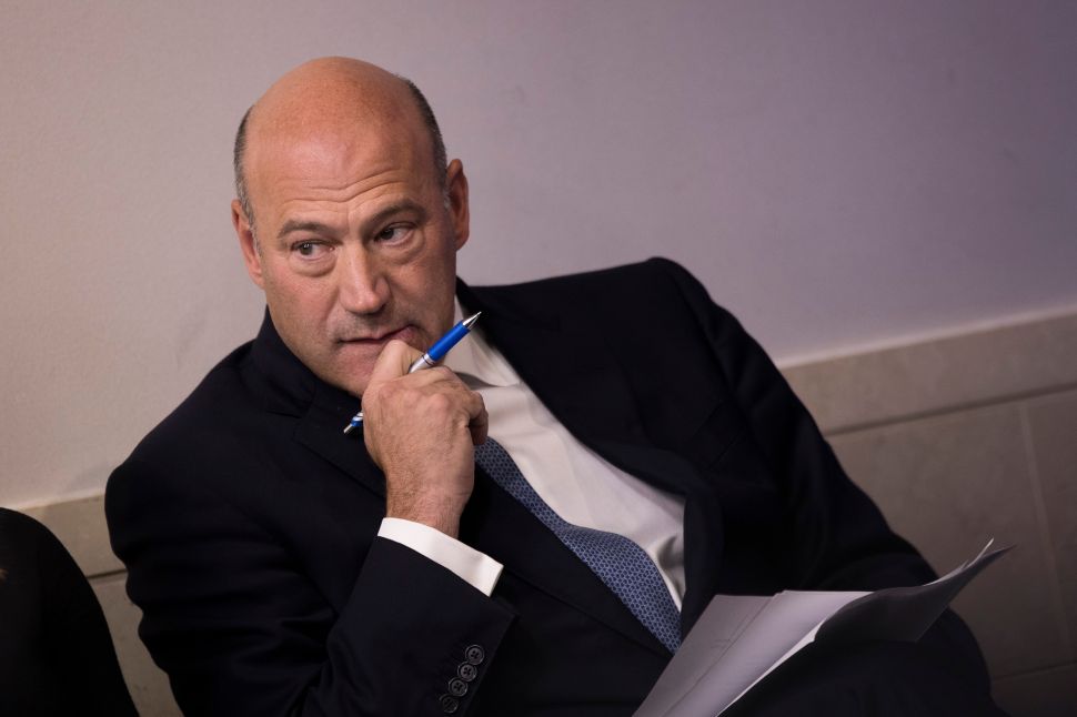 Gary Cohn, Trump's former director of the National Economic Council.