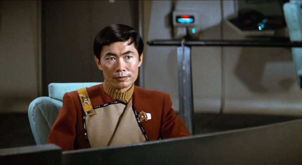 George Takei as Lieutenant Sulu in the Star Trek II: The Wrath of Khan