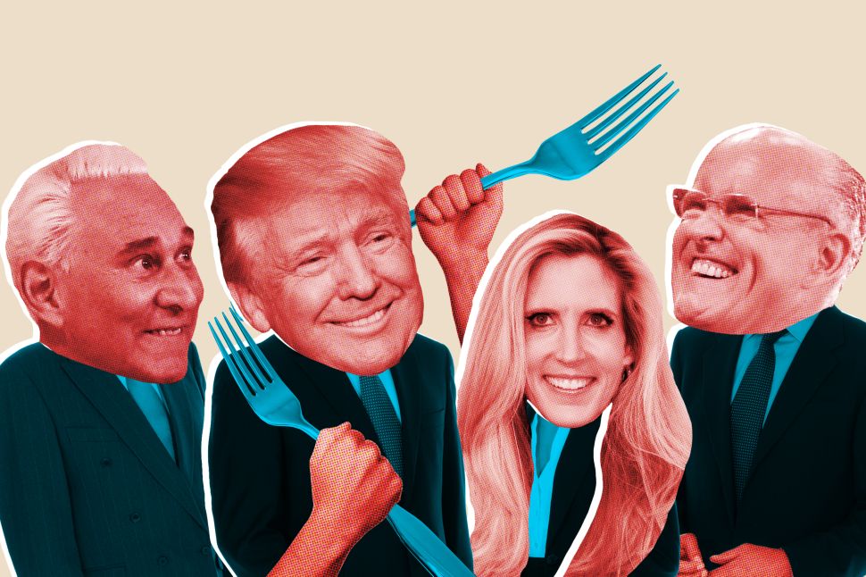 Trump superstars Roger Stone, Ann Coulter and Rudy Giuliani are all regulars at the Beach Café.