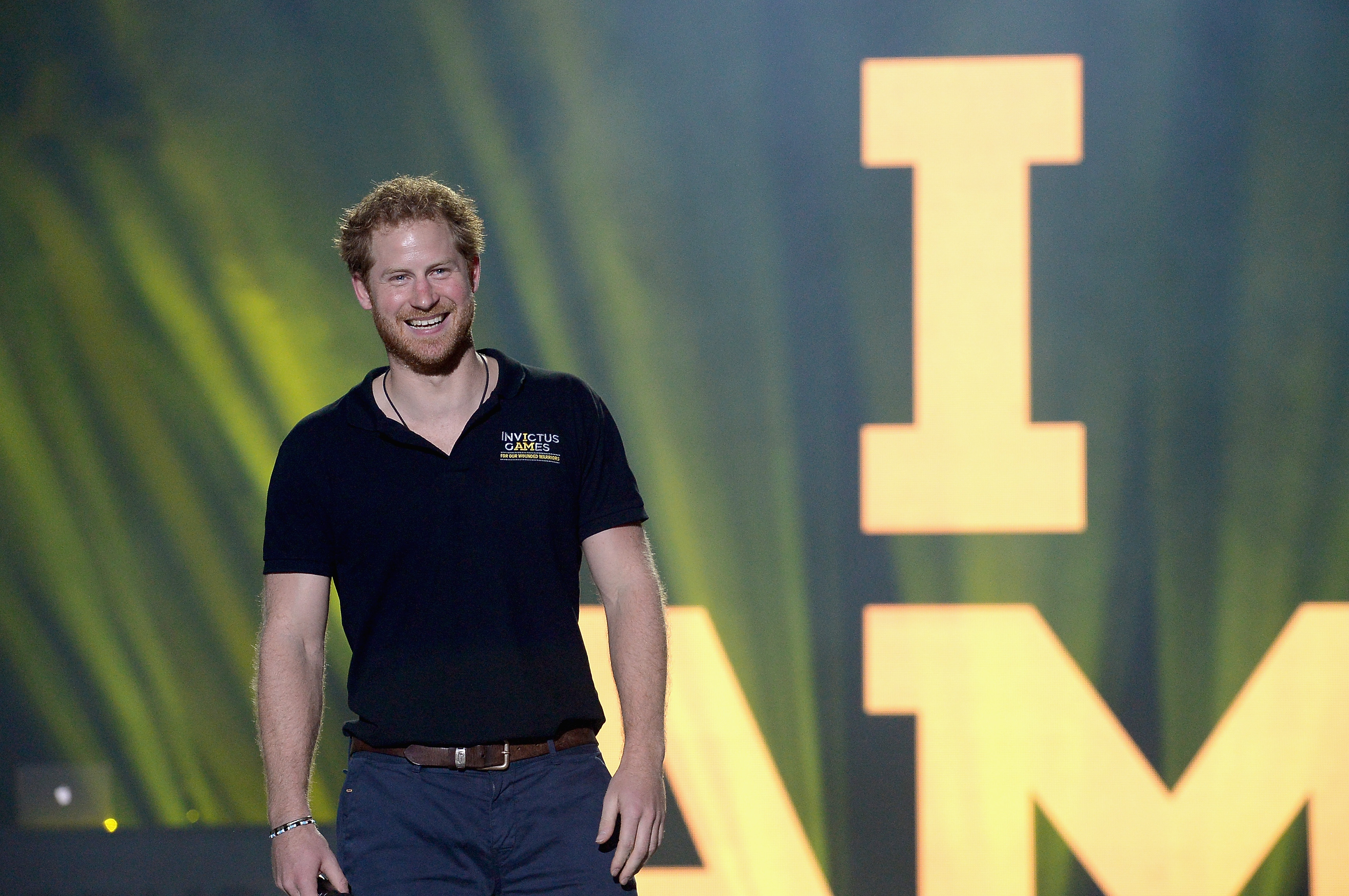 LAKE BUENA VISTA, FL - MAY 12: Prince Harry closing remarks during the Invictus Games Orlando 2016 - Closing Ceremony at ESPN Wide World of Sports Complex on May 12, 2016 in Lake Buena Vista, Florida. 