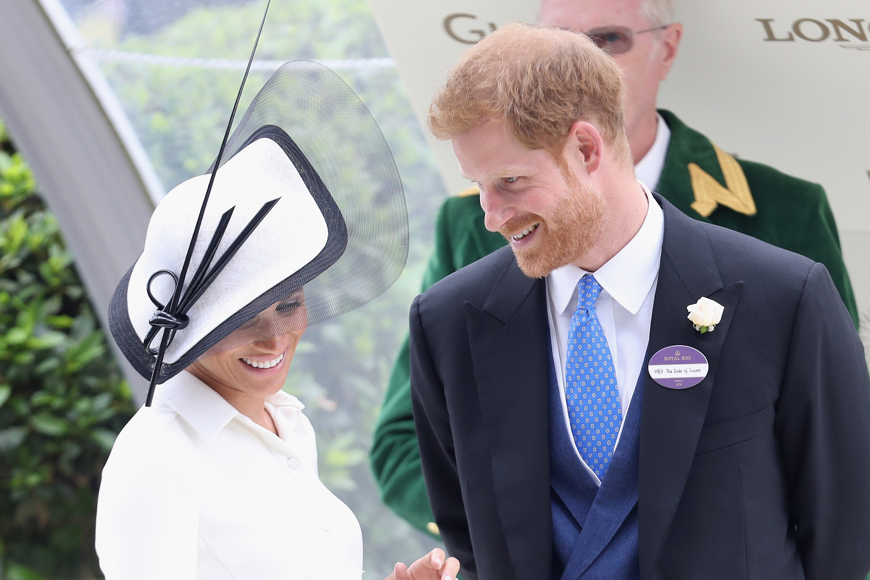 Meghan, Duchess of Sussex and Prince Harry, Duke of Sussex attend the prize ceremony of Royal Ascot Day 1 at Ascot Racecourse on June 19, 2018 in Ascot, United Kingdom. (Photo by Chris Jackson/Getty Images)