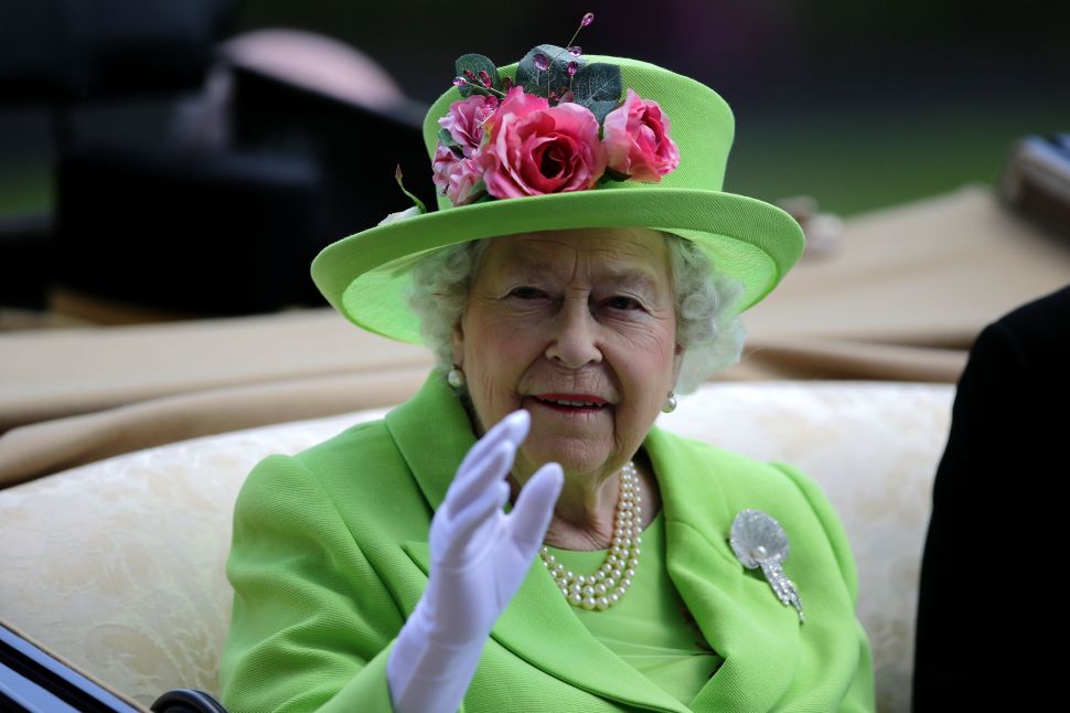 queen elizabeth lime green