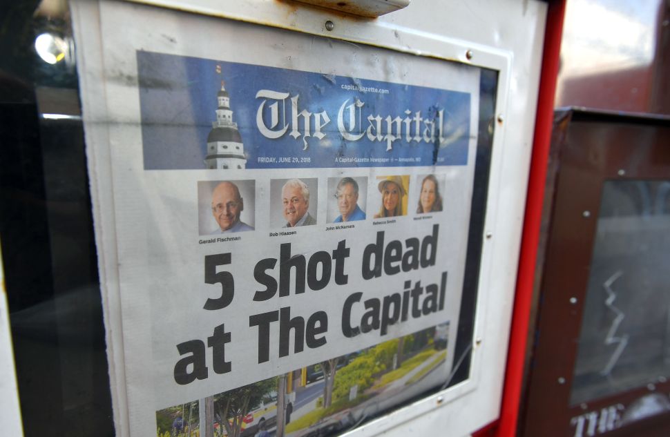 The Capital Gazette "put out a damn newspaper," even after the mass shooting there.