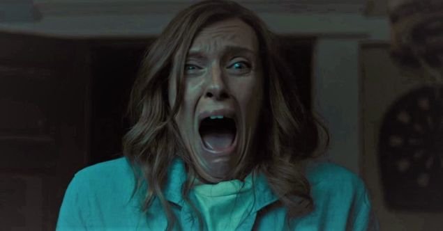 Toni Collette in a scene from the 2018 film Hereditary.