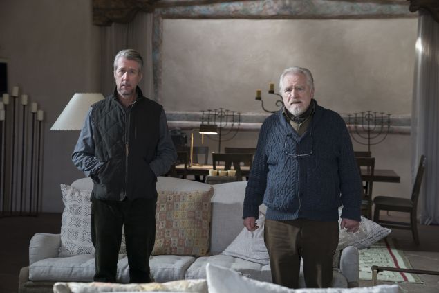 Alan Ruck and Brian Cox in HBO's Succession.