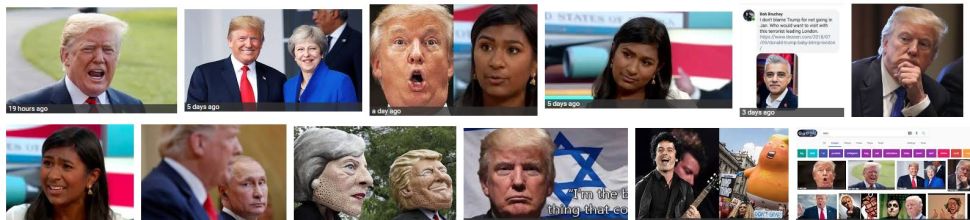 President Donald Trump doesn't wanna be an American idiot, but on Google he is.
