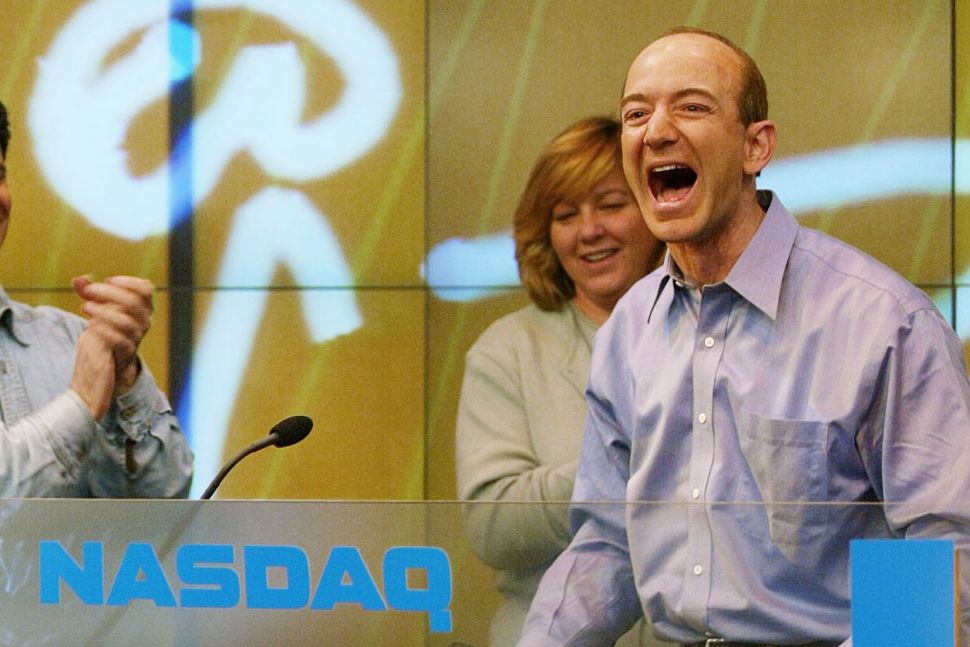 Amazon reported a record second-quarter profit of $2.5 billion.