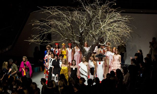 The Osman Spring/Summer 2016/17 show at London Fashion Week.