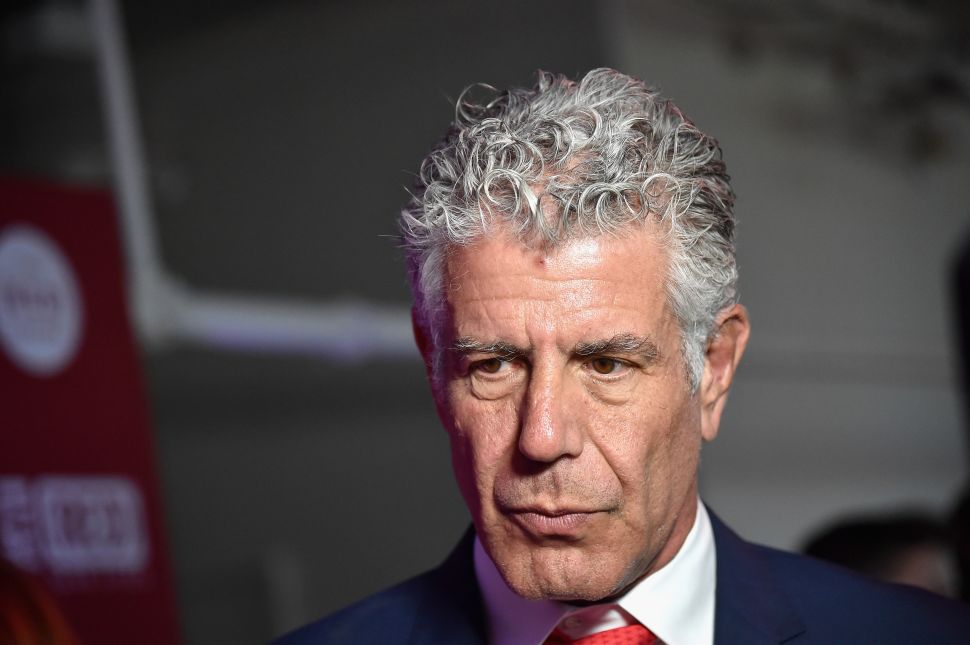 Anthony Bourdain Bill Clinton Hillary Clinton