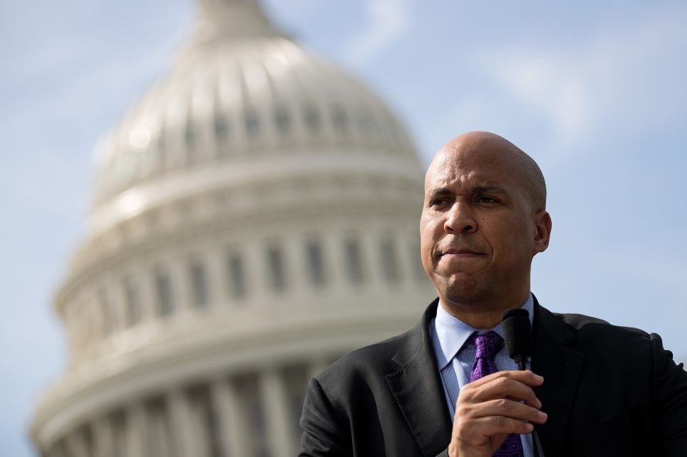 Democratic New Jersey Sen. Cory Booker.