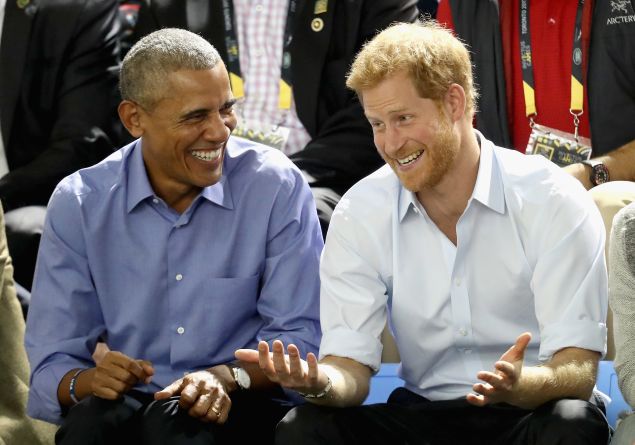 Barack Obama and Prince Harry